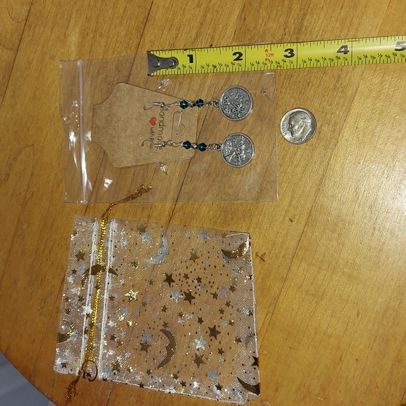 Virgo Zodiac Drop Earrings.. - Picture 4 of 6